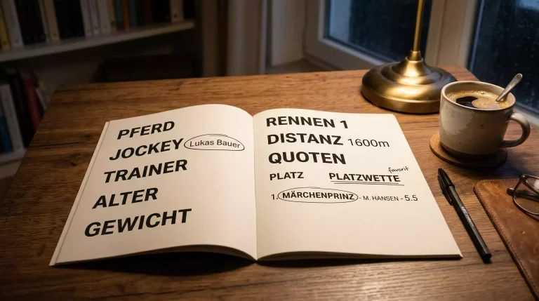 Pferdewetten Glossar
