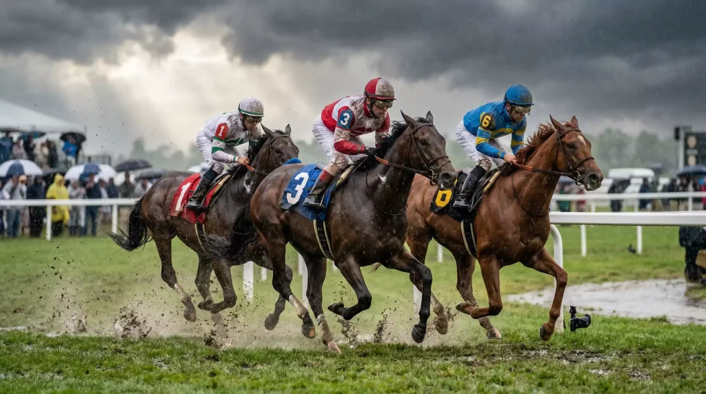 wetter einfluss pferderennen boden